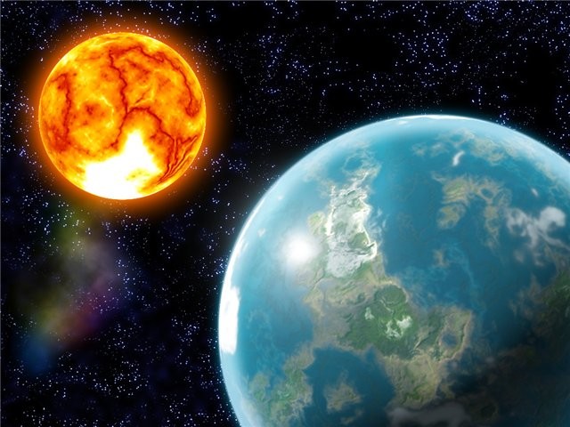 А если бы Земля не вращалась вокруг своей оси и Солнца? 